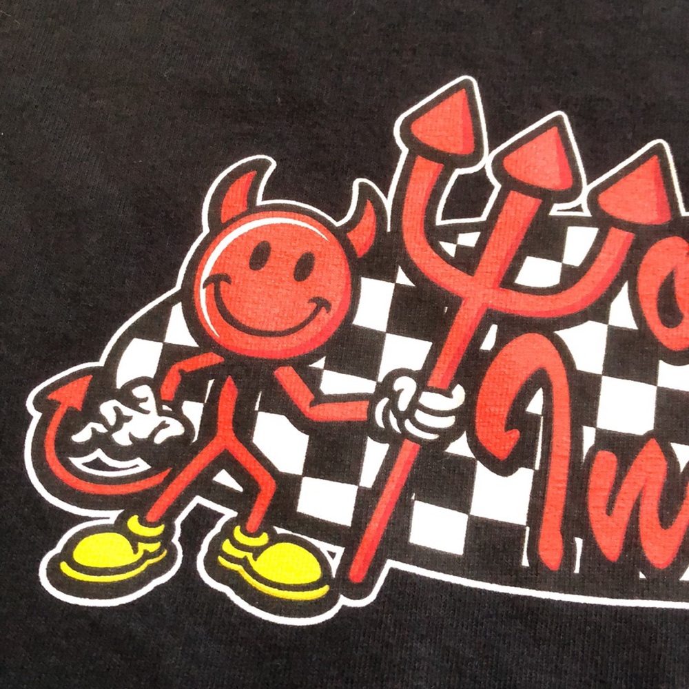 World Industries Skateboard Wet Willy Flame Boy Shirt, Size M - Picture 3 of 7